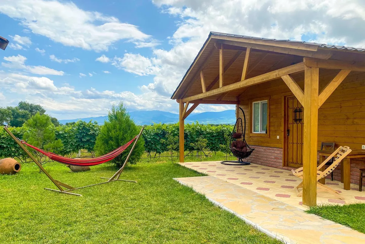 Interior acogedor del cottage de Finca Idoize