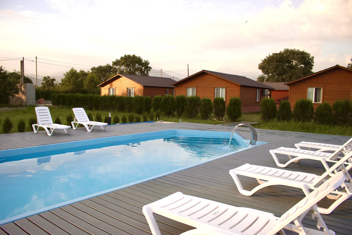 Piscina exterior de Finca Idoize